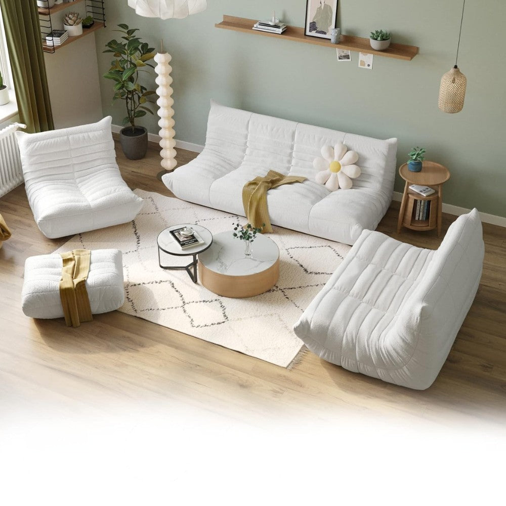Muku Boucle Sofa Chair (White)
