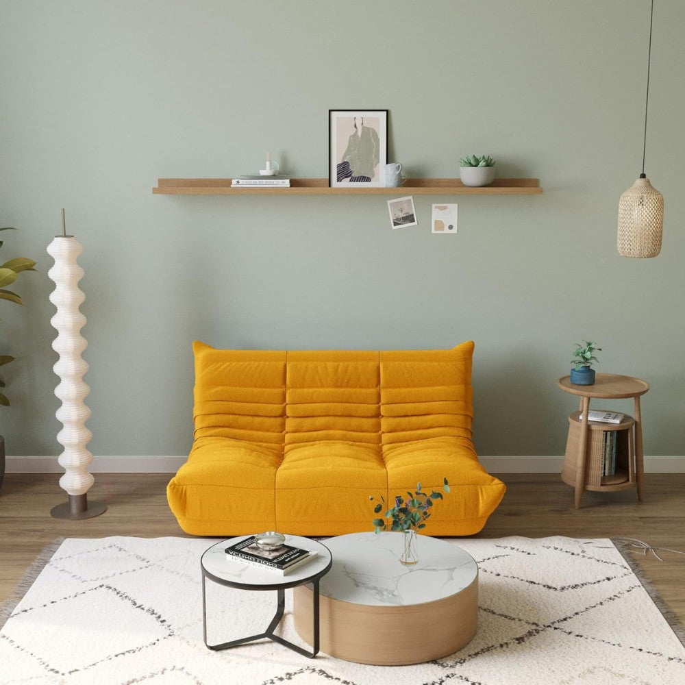 Muku Boucle Sofa Chair (Yellow)