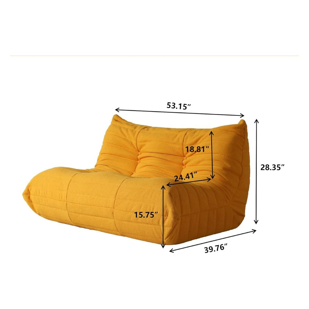 Muku Boucle Sofa Chair (Yellow)