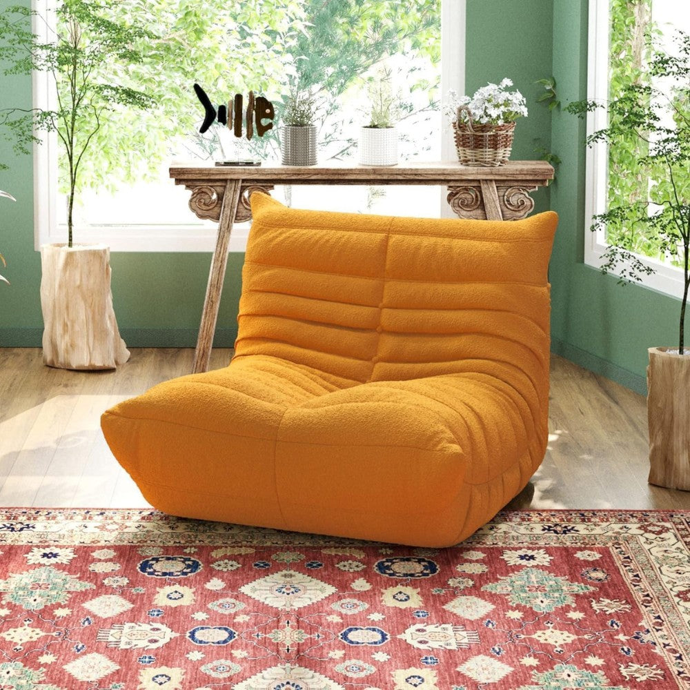 Muku Boucle Sofa Chair (Yellow)