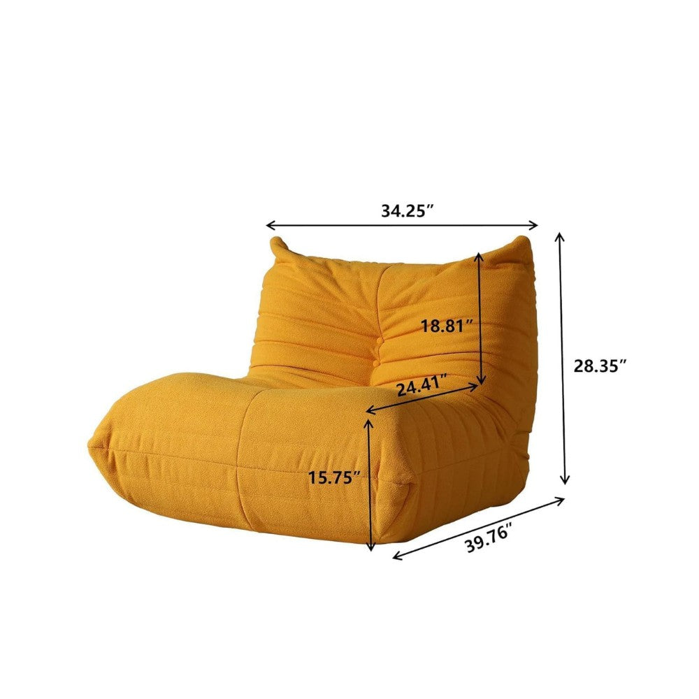 Muku Boucle Sofa Chair (Yellow)