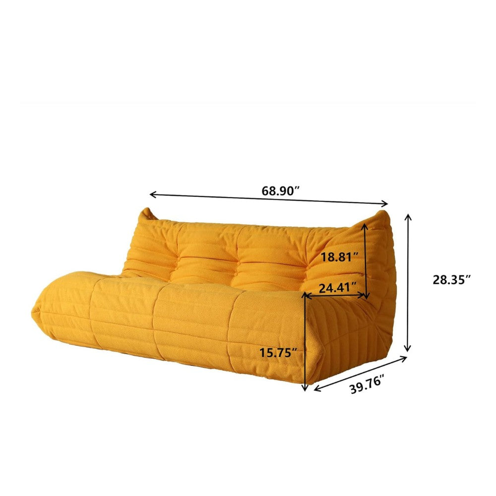 Muku Boucle Sofa Chair (Yellow)