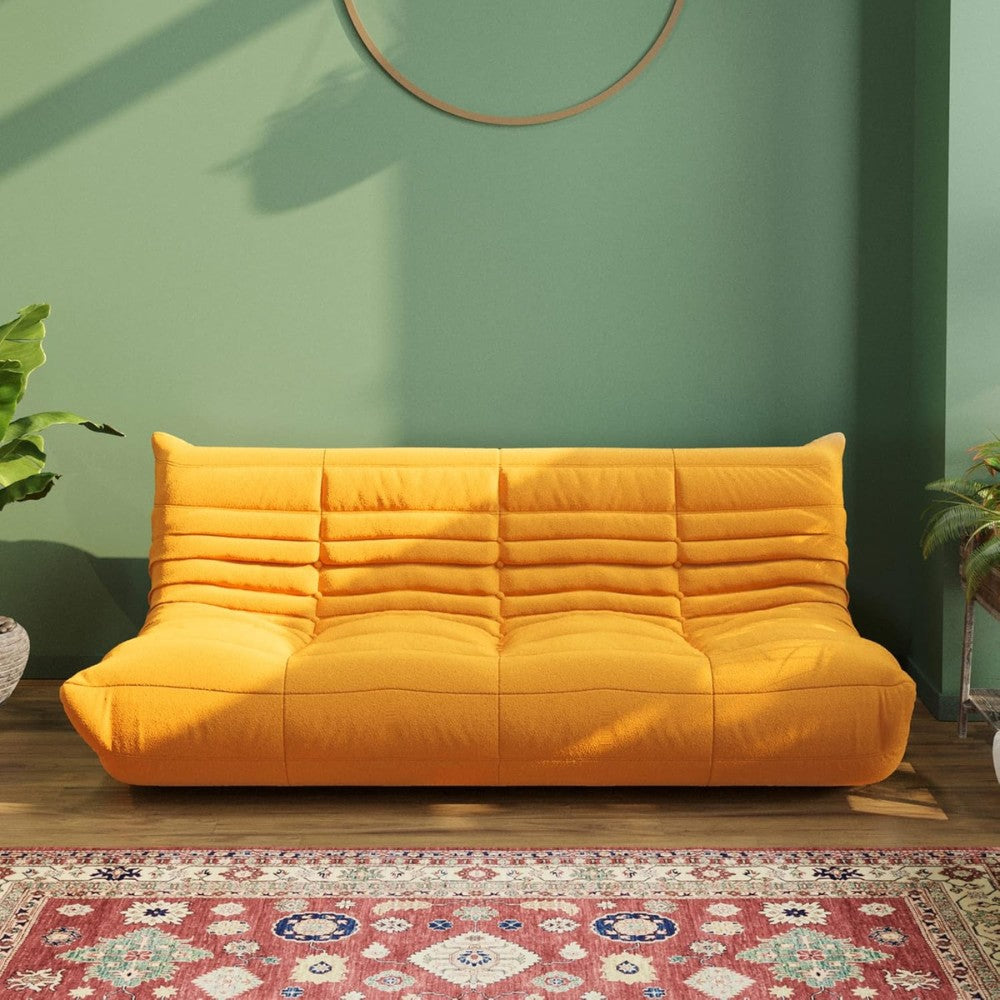 Muku Boucle Sofa Chair (Yellow)