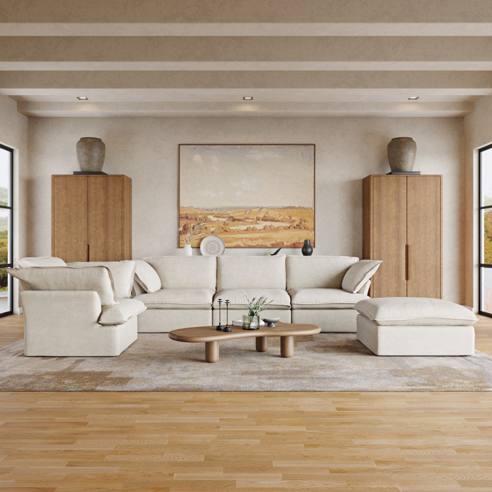 Sabi Modular Boucle Sofa (Beige)