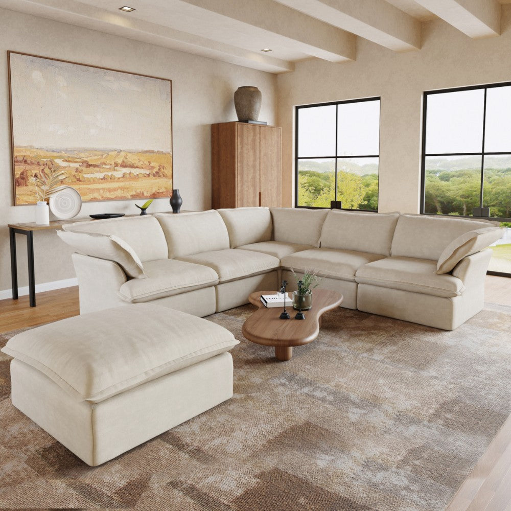 Sabi Modular Boucle Sofa (Beige)