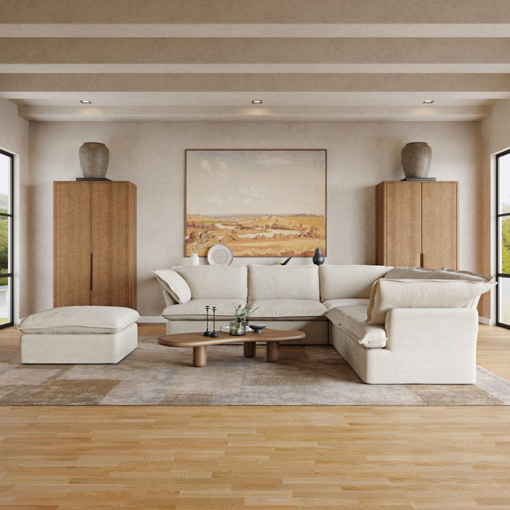 Sabi Modular Boucle Sofa (Beige)
