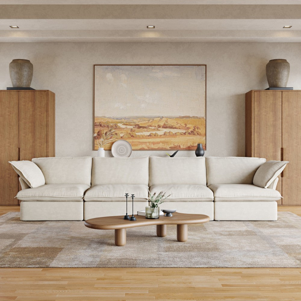 Sabi Modular Boucle Sofa (Beige)
