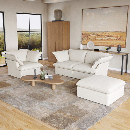 Sabi Modular Boucle Sofa (Beige)