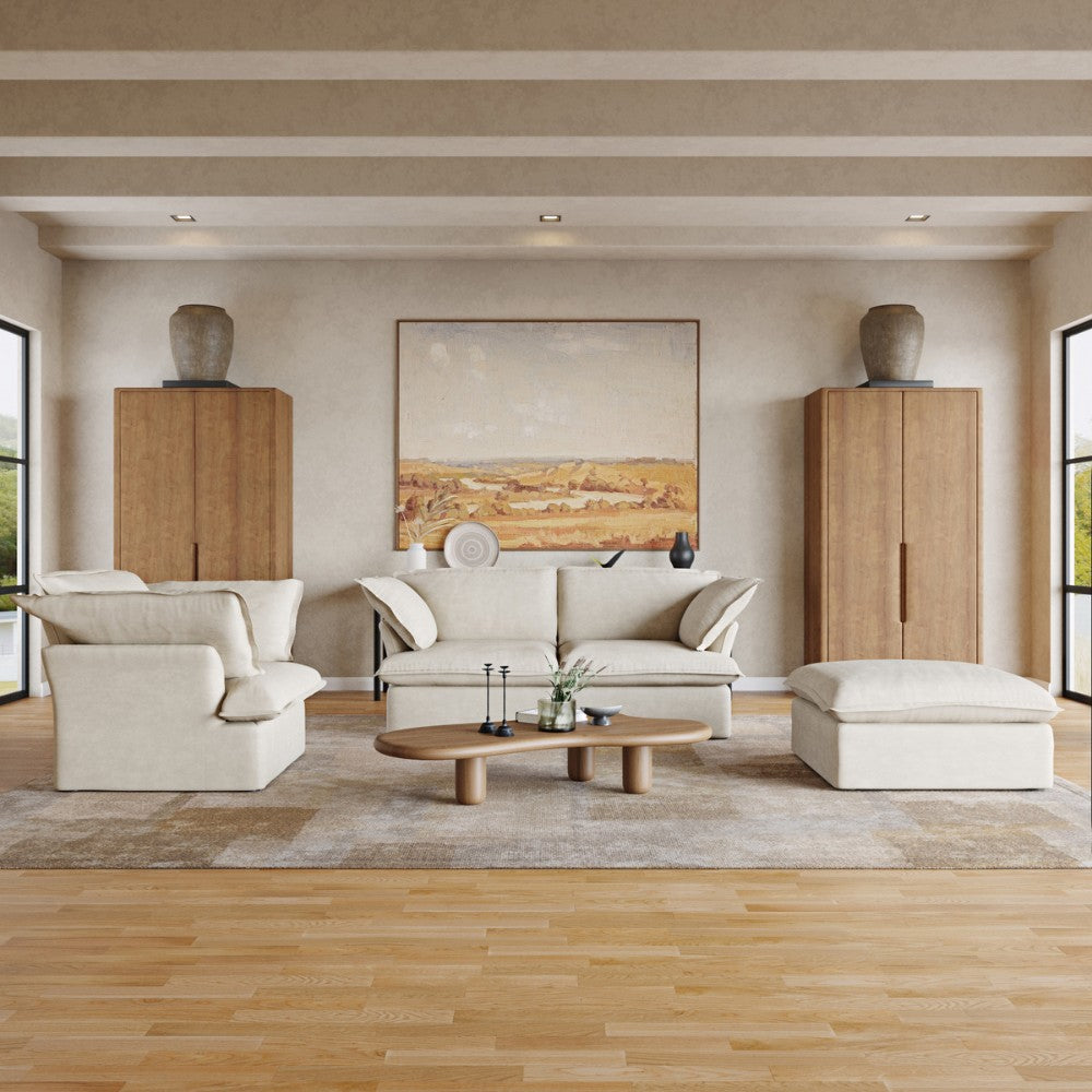 Sabi Modular Boucle Sofa (Beige)