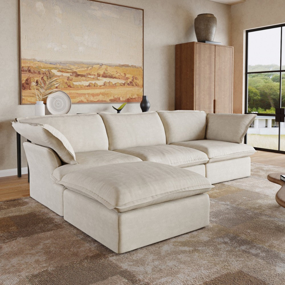 Sabi Modular Boucle Sofa (Beige)