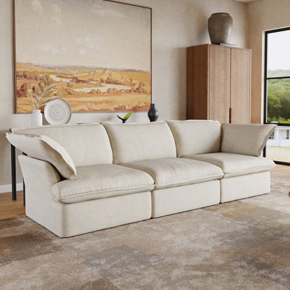 Sabi Modular Boucle Sofa (Beige)
