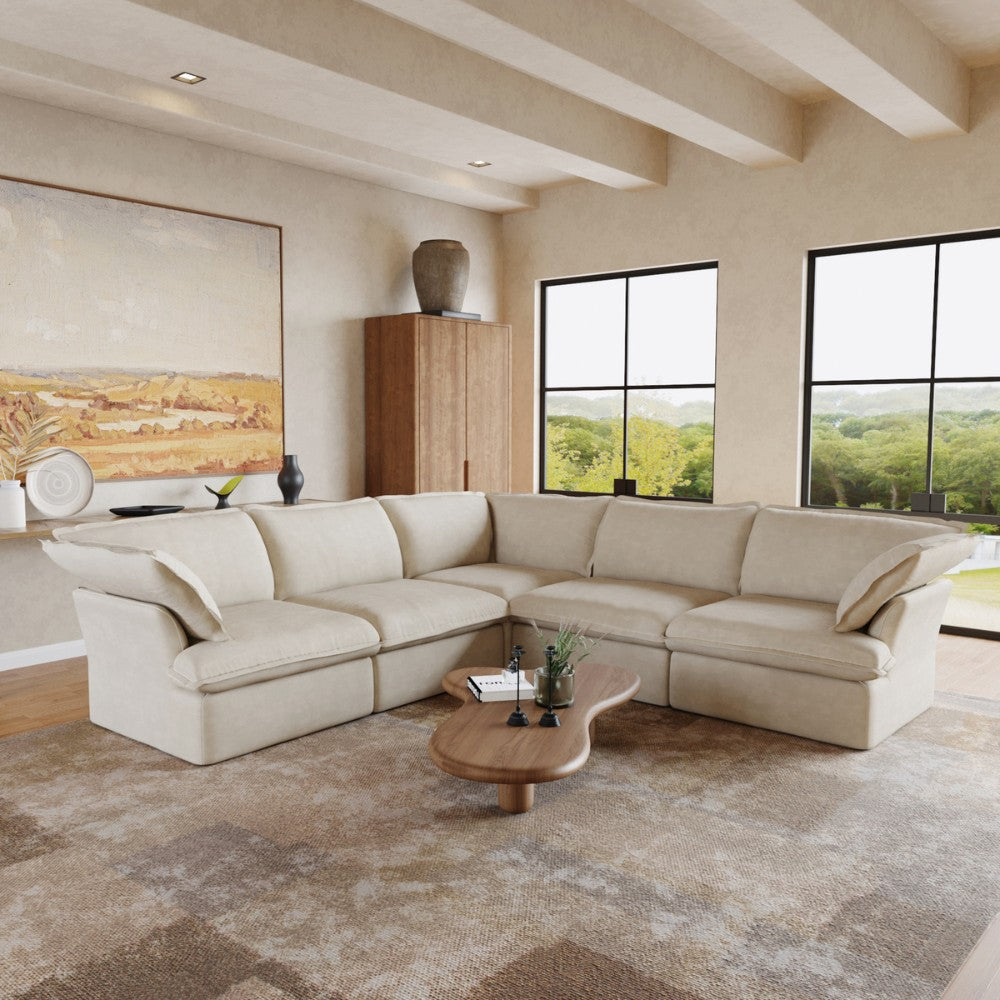 Sabi Modular Boucle Sofa (Beige)