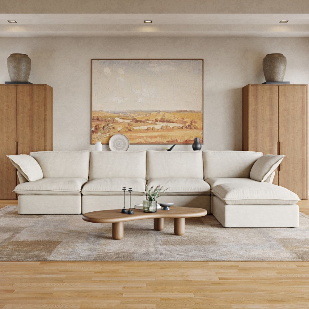 Sabi Modular Boucle Sofa (Beige)