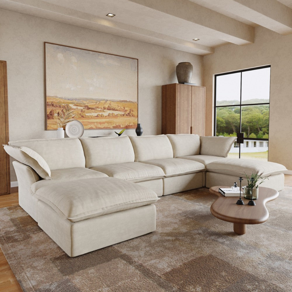 Sabi Modular Boucle Sofa (Beige)