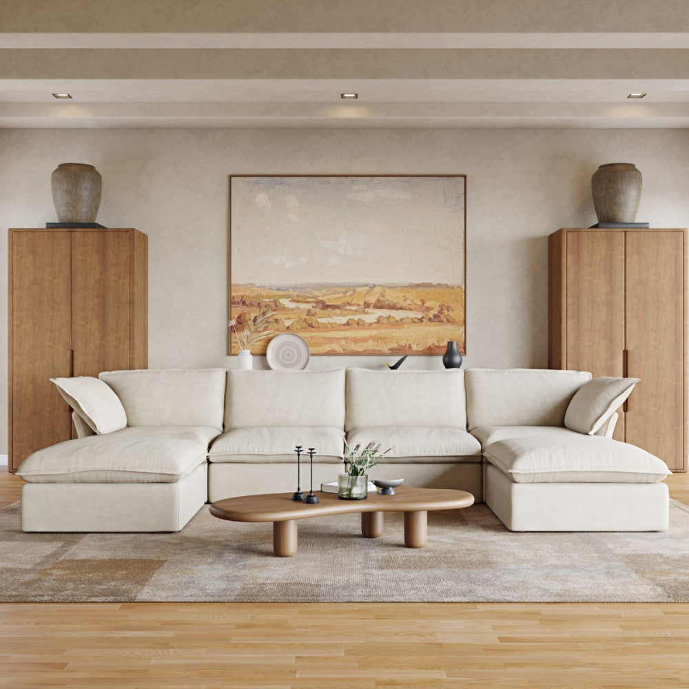 Sabi Modular Boucle Sofa (Beige)