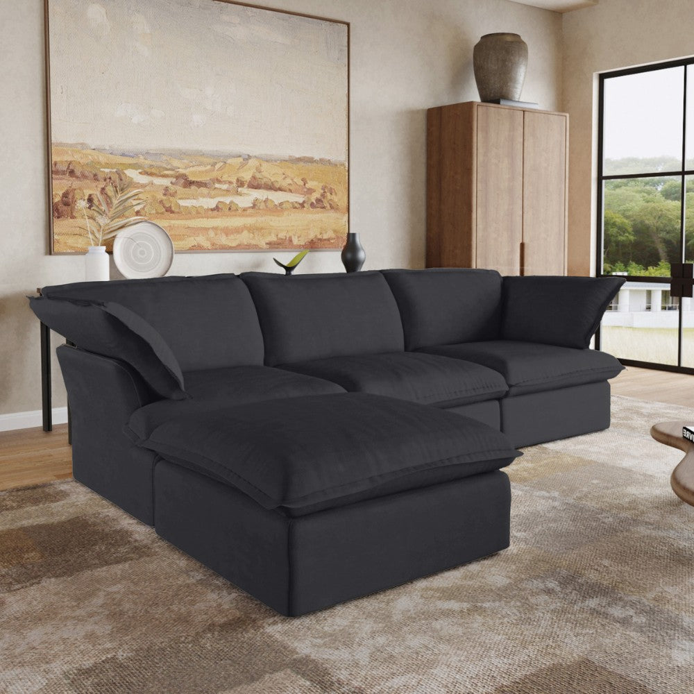 Sabi Modular Boucle Sofa (Black)
