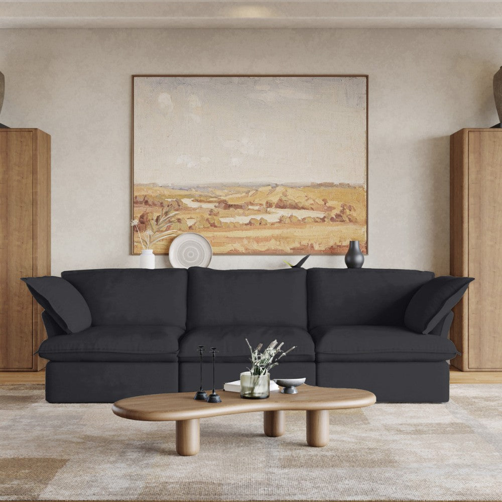 Sabi Modular Boucle Sofa (Black)