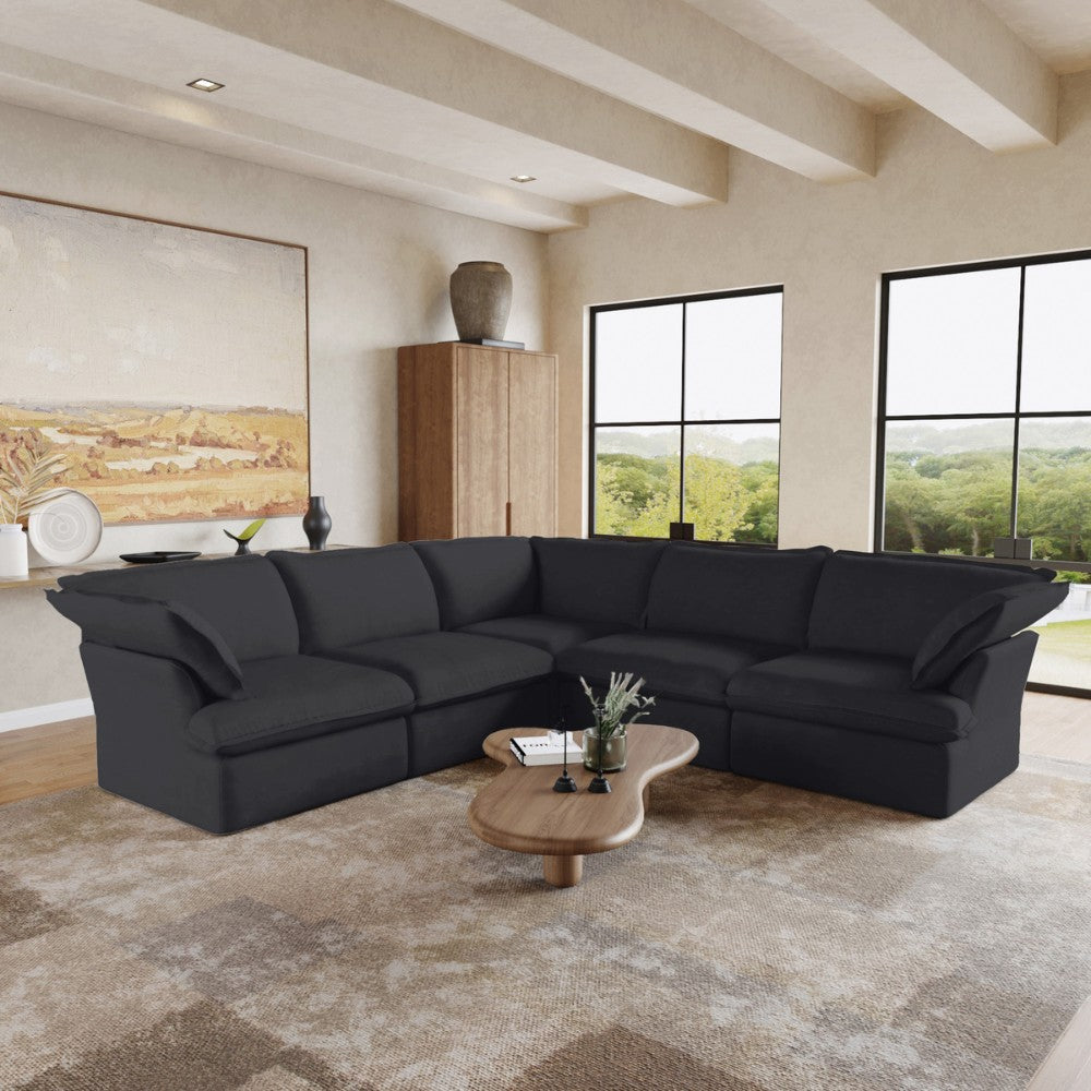 Sabi Modular Boucle Sofa (Black)