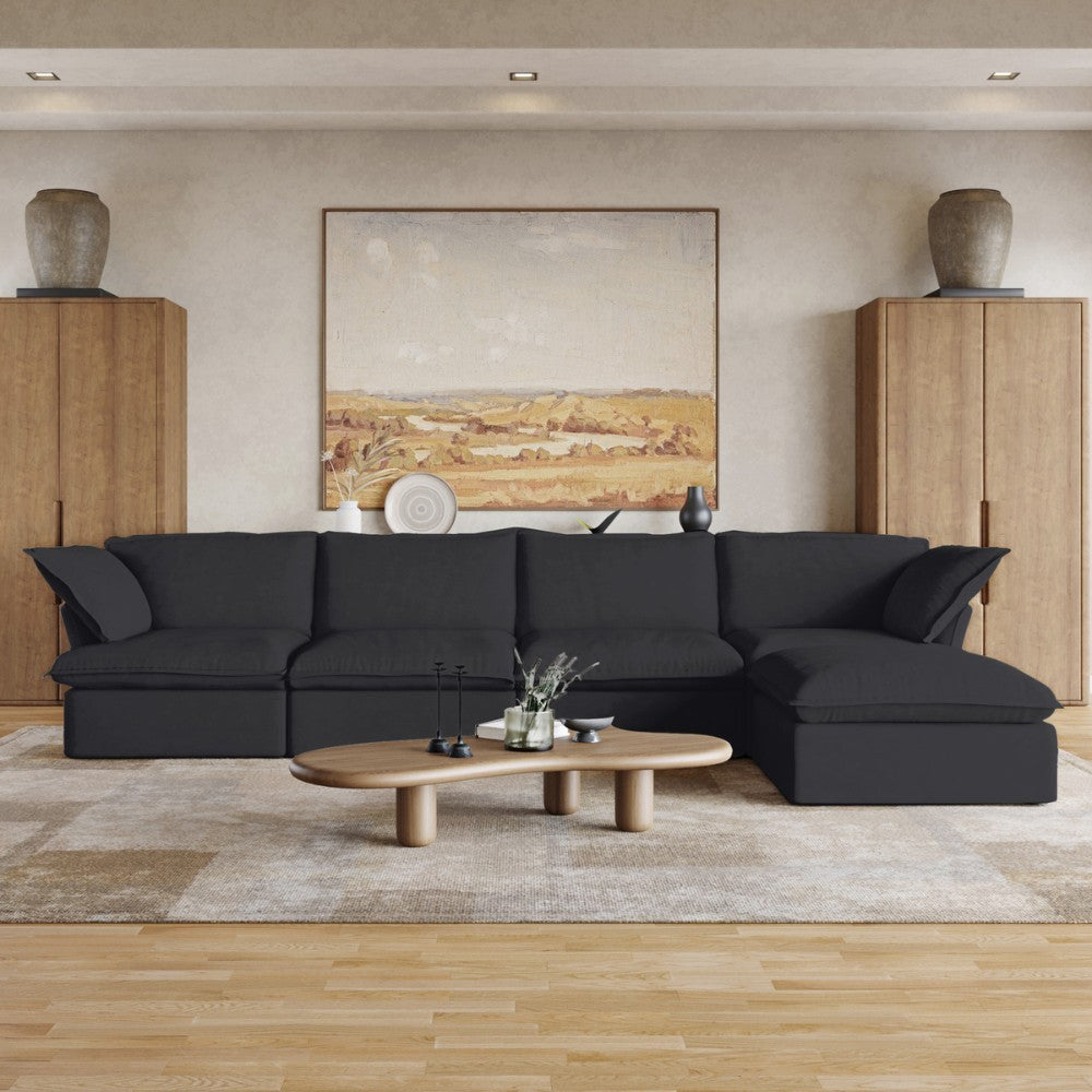 Sabi Modular Boucle Sofa (Black)