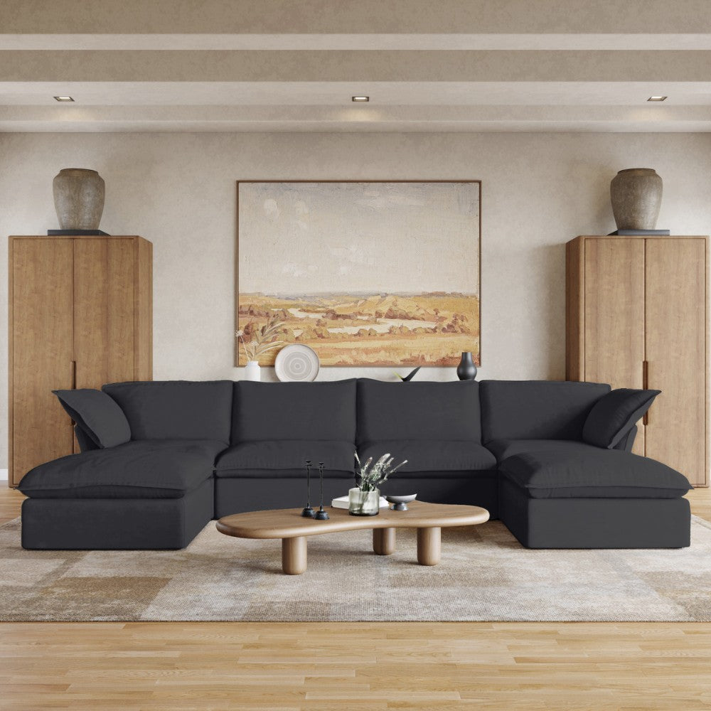 Sabi Modular Boucle Sofa (Black)