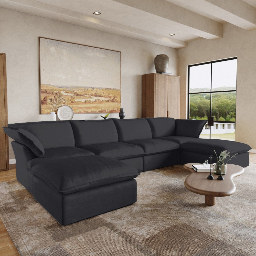 Sabi Modular Boucle Sofa (Black)