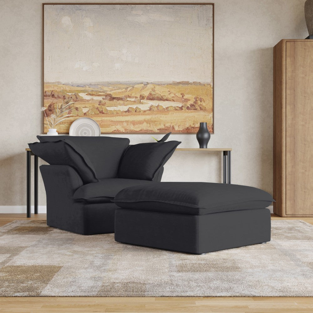 Sabi Modular Boucle Sofa (Black)