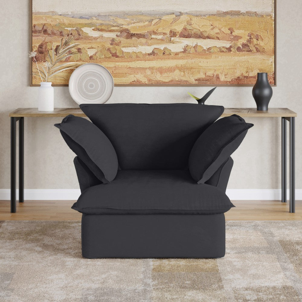 Sabi Modular Boucle Sofa (Black)