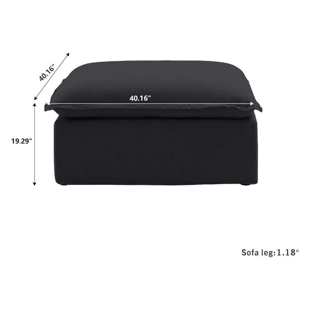 Sabi Modular Boucle Sofa (Black)