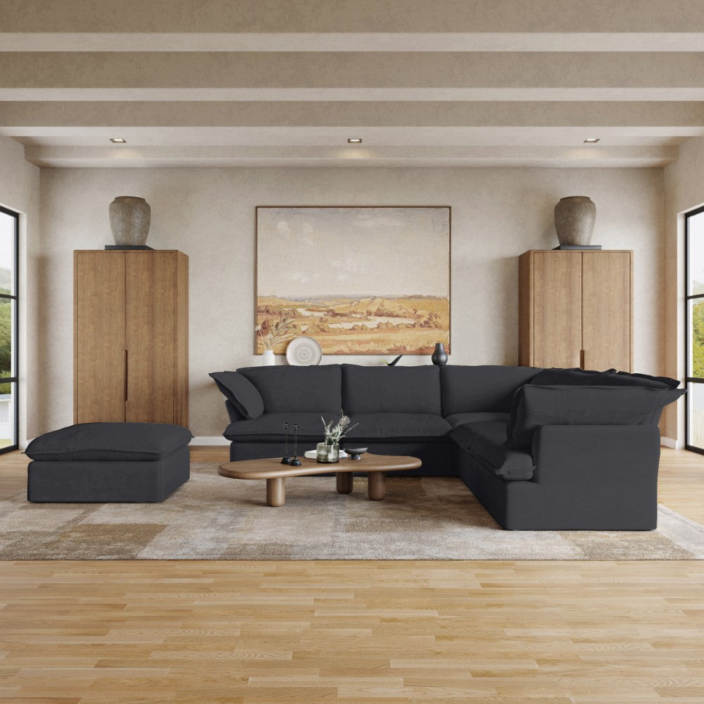 Sabi Modular Boucle Sofa (Black)
