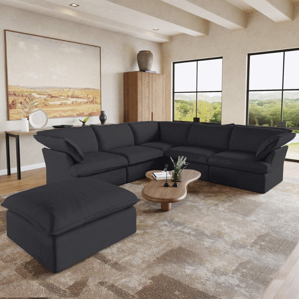 Sabi Modular Boucle Sofa (Black)