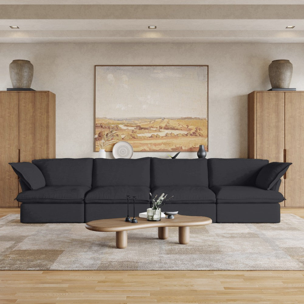 Sabi Modular Boucle Sofa (Black)