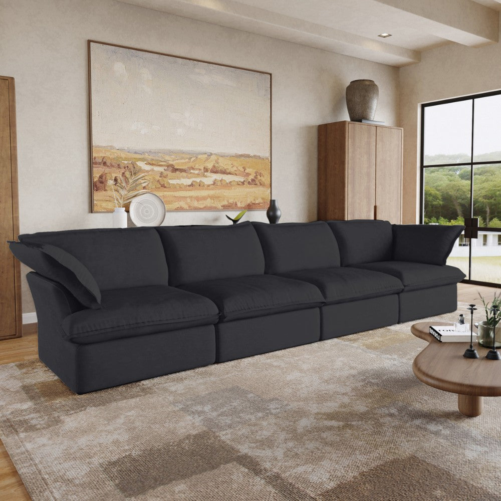 Sabi Modular Boucle Sofa (Black)