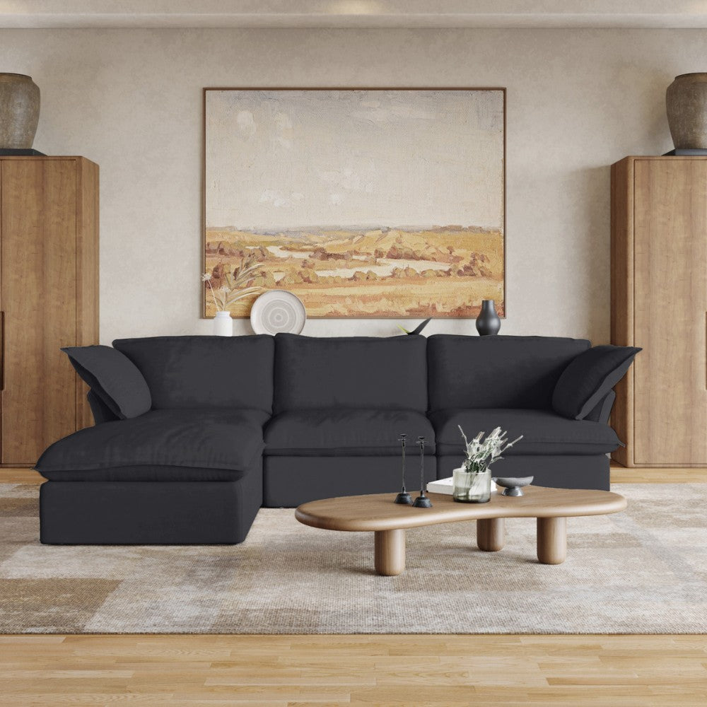 Sabi Modular Boucle Sofa (Black)