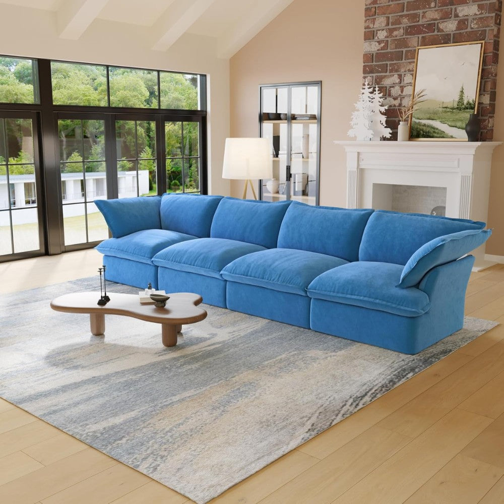Sabi Modular Boucle Sofa (Blue)