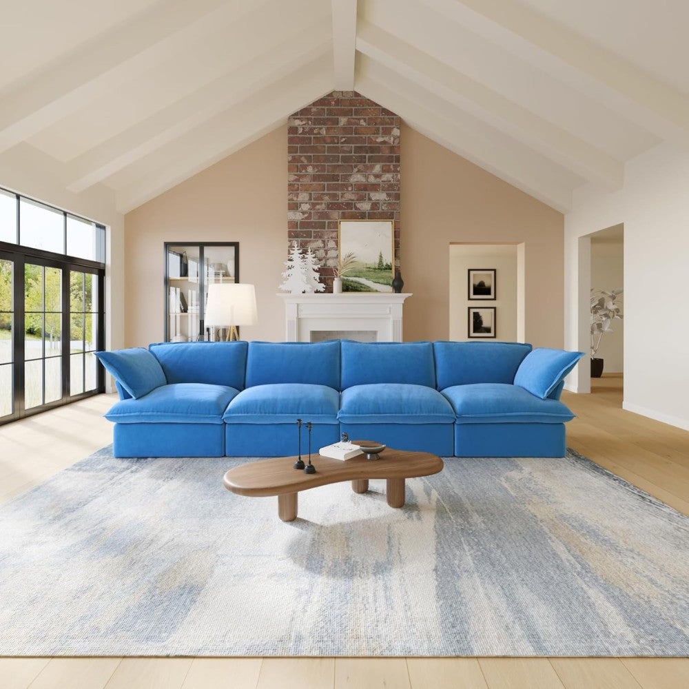 Sabi Modular Boucle Sofa (Blue)