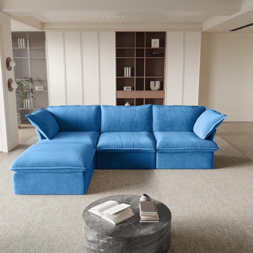Sabi Modular Boucle Sofa (Blue)