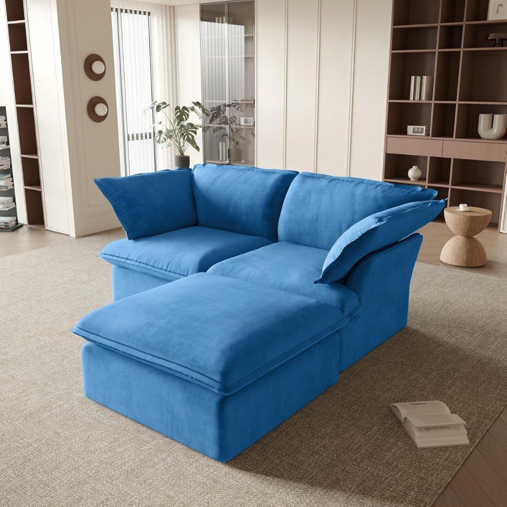 Sabi Modular Boucle Sofa (Blue)