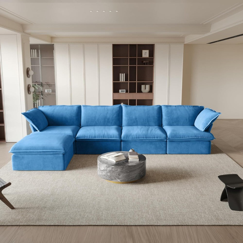 Sabi Modular Boucle Sofa (Blue)