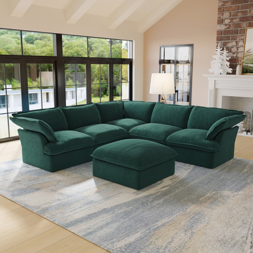 Sabi Modular Boucle Sofa (Green)