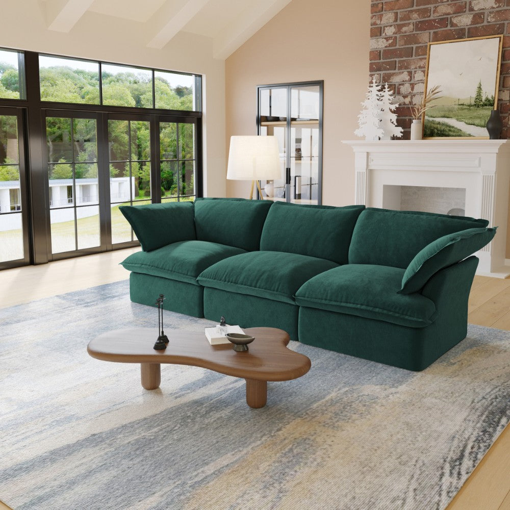 Sabi Modular Boucle Sofa (Green)