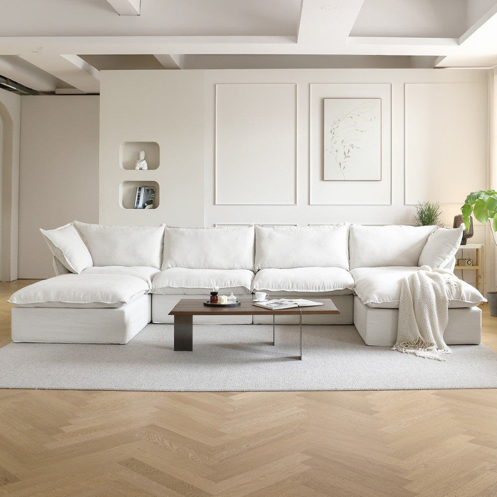 Sabi Modular Boucle Sofa (White)