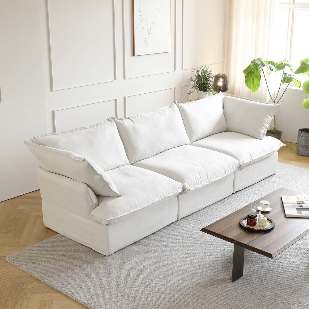 Sabi Modular Boucle Sofa (White)