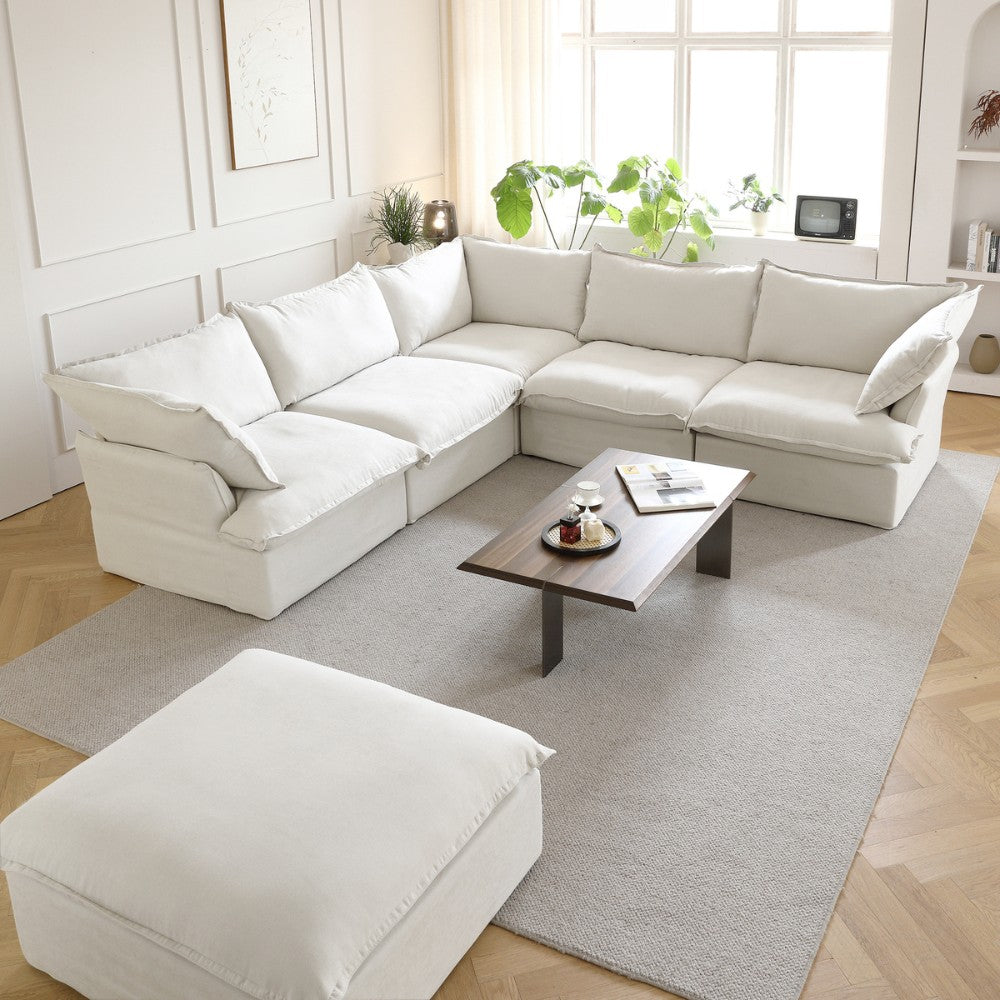 Sabi Modular Boucle Sofa (White)