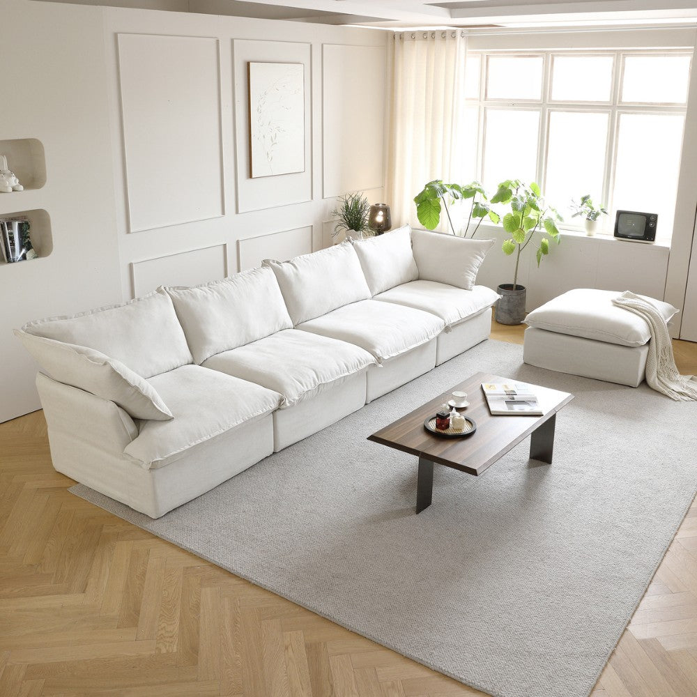 Sabi Modular Boucle Sofa (White)