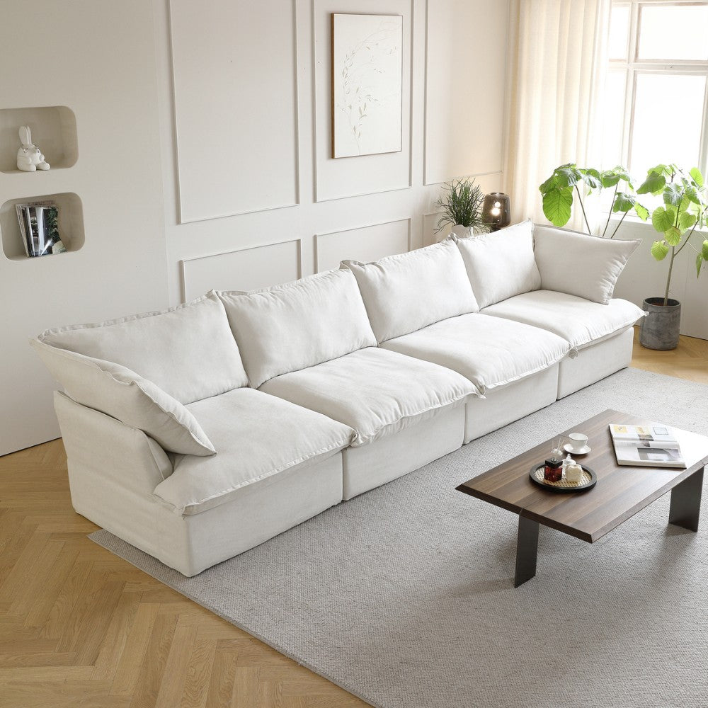 Sabi Modular Boucle Sofa (White)