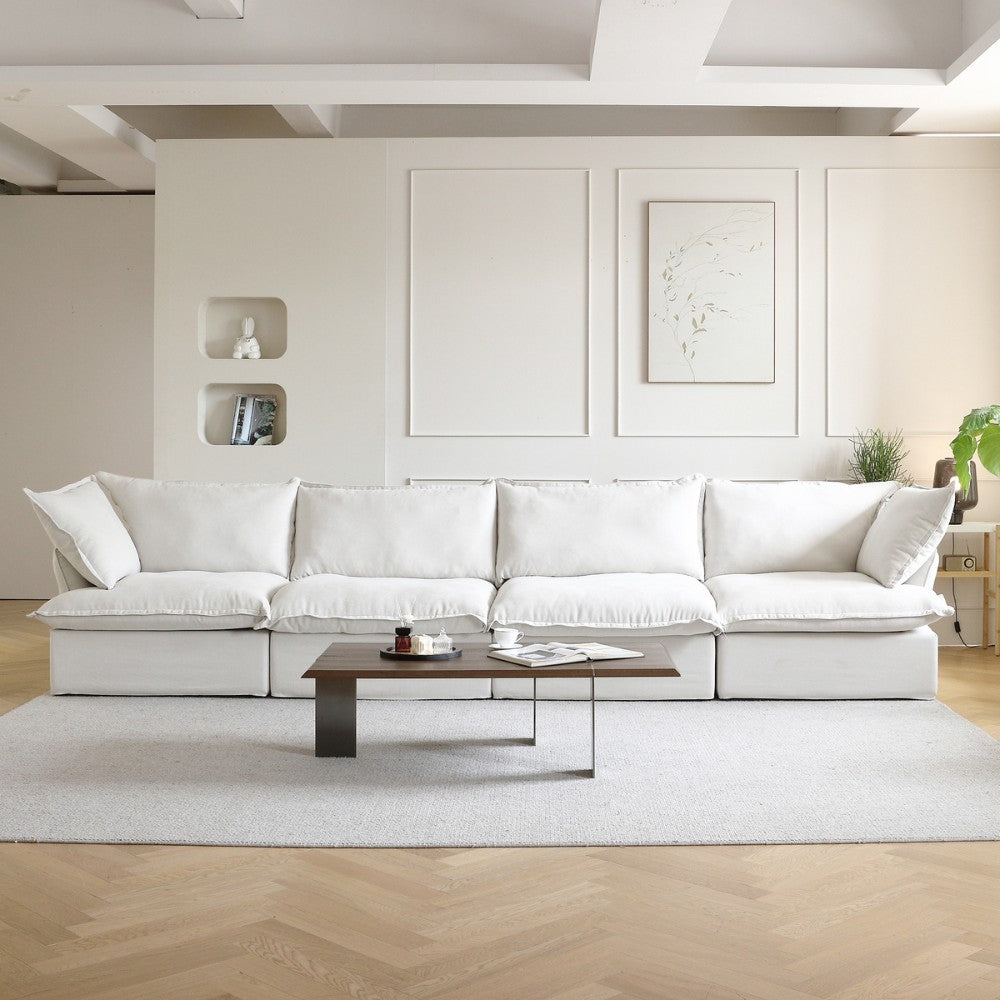 Sabi Modular Boucle Sofa (White)