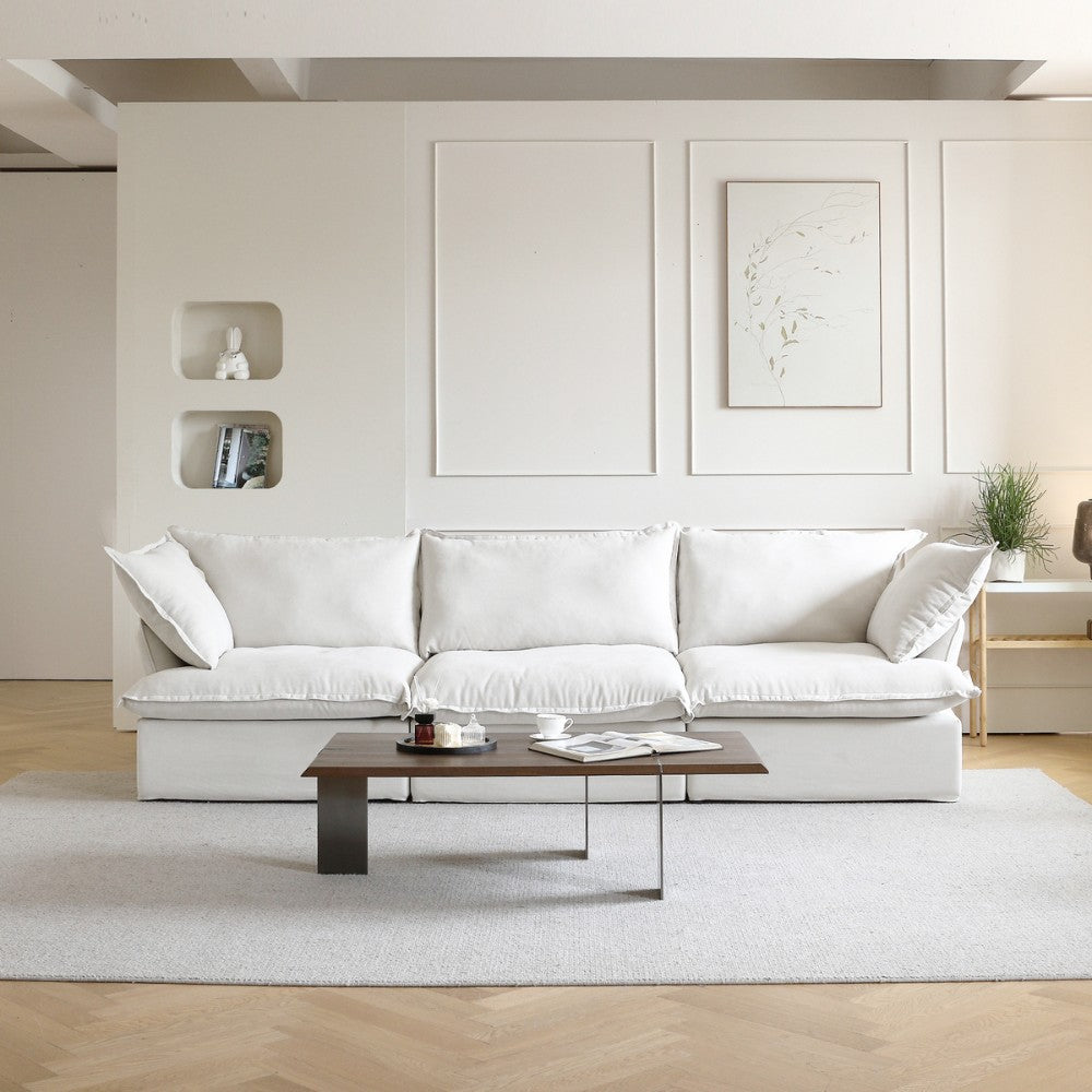 Sabi Modular Boucle Sofa (White)