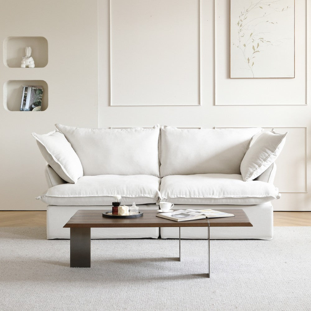 Sabi Modular Boucle Sofa (White)