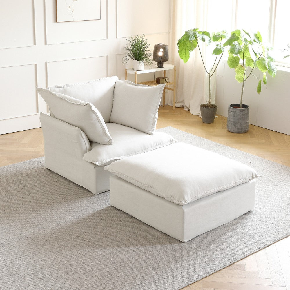 Sabi Modular Boucle Sofa (White)