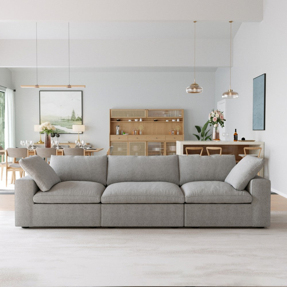 Solace Modular Boucle Sofa (Grey)